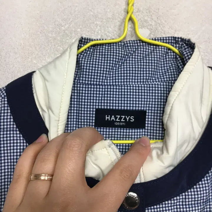 [BUNJANG] Hazzys Kids Lightweight Quilted Coat 130 / 헤지스 키즈 경량 누빔 코트 130