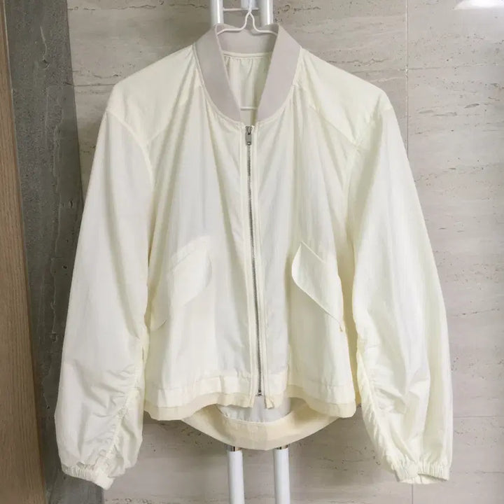 [BUNJANG] Gcut 22 Shirring Zip-Up Jacket / gcut 지컷 22 셔링 집업 자켓 85
