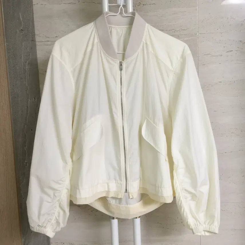 [BUNJANG] Gcut 22 Shirring Zip-Up Jacket / gcut 지컷 22 셔링 집업 자켓 85