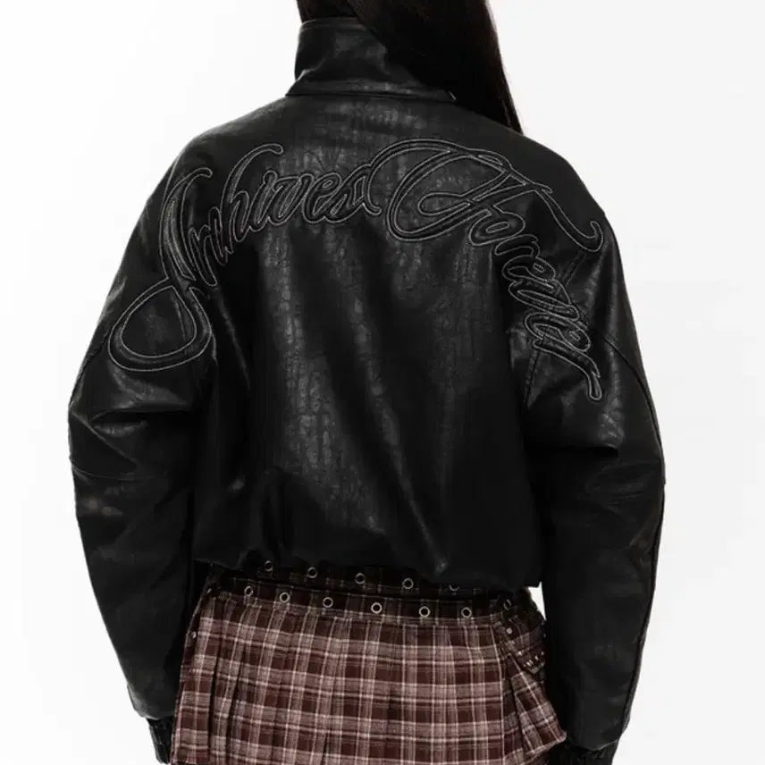 [BUNJANG] 2000 Archives Nix Leather Jacket - Black / 2000아카이브스 닉스 레더 자켓 블랙
