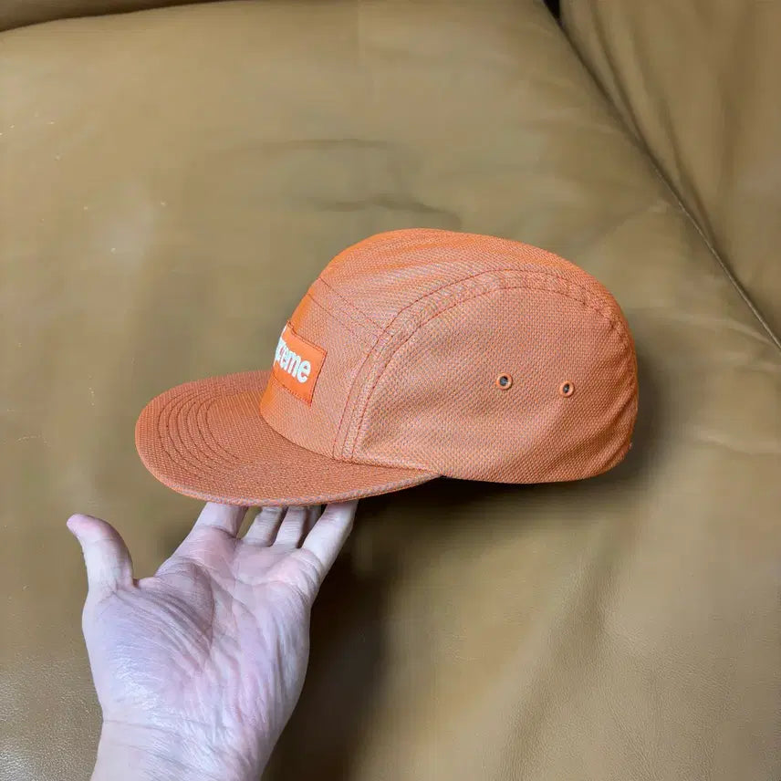 [BUNJANG] Supreme Camp Cap Orange / 슈프림 캠프캡 모자 박스로고 오렌지