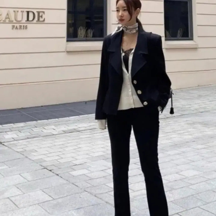 [BUNJANG] Kang Sisters Magic Slacks - Navy - Women&