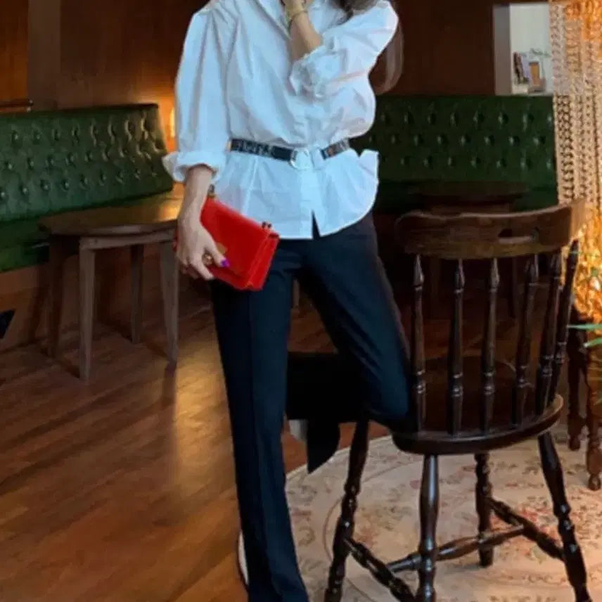 [BUNJANG] Kang Sisters Magic Slacks - Navy - Women&