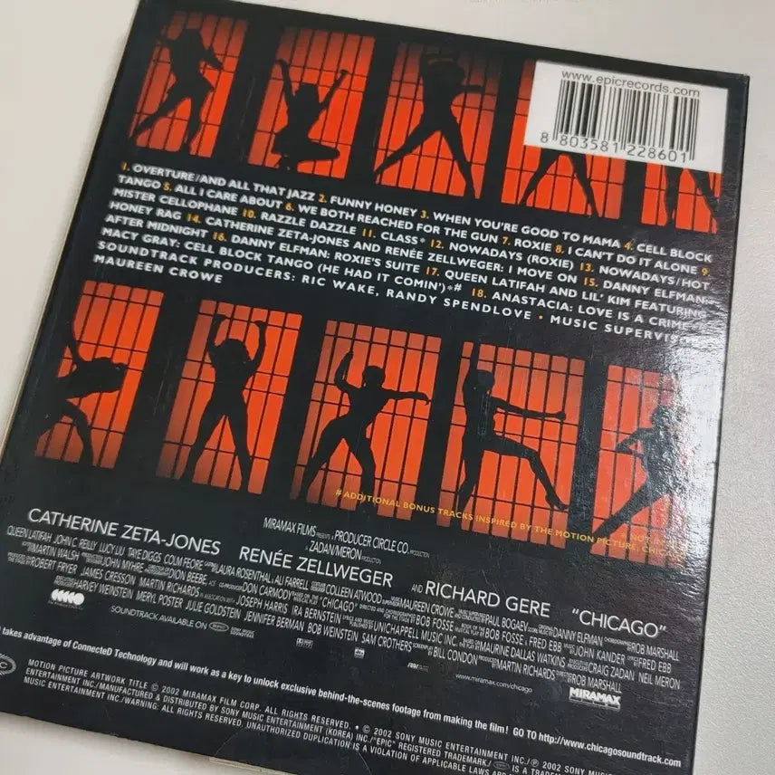 [BUNJANG] Chicago OST Movie Soundtrack Album CD / 시카고 OST 영화 앨범 CD