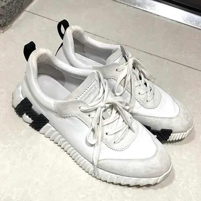 [BUNJANG] Hermès Bouncing Sneakers White 42 / 에르메스 바운싱 스니커즈 화이트 42