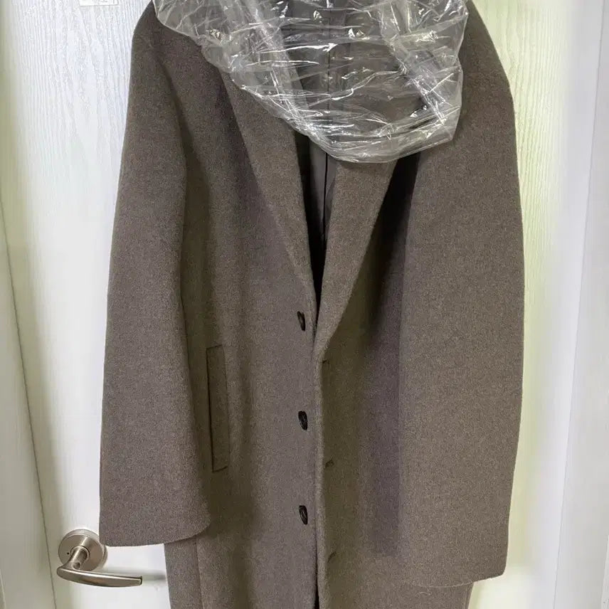 [BUNJANG] Musinsa Standard Cashmere Blend Oversized Single Coat - 2XL - Taupe / 무탠다드 캐시미어 블렌드 오버핏 싱글코트 2XL 토프