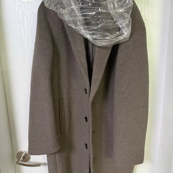 [BUNJANG] Musinsa Standard Cashmere Blend Oversized Single Coat - 2XL - Taupe / 무탠다드 캐시미어 블렌드 오버핏 싱글코트 2XL 토프