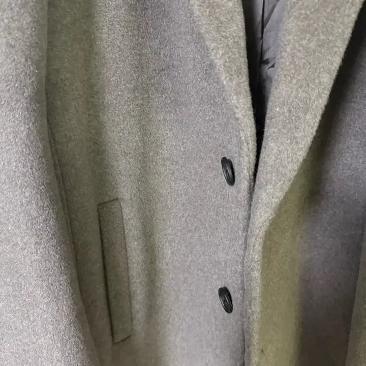 [BUNJANG] Musinsa Standard Cashmere Blend Oversized Single Coat - 2XL - Taupe / 무탠다드 캐시미어 블렌드 오버핏 싱글코트 2XL 토프