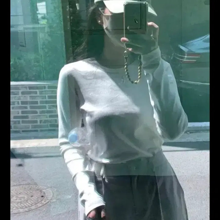 [BUNJANG] She's Cute Pure Round Tee Green, Blue / 새상품 그린, 블루 일괄) 쉬이즈큐트 퓨어라운드티