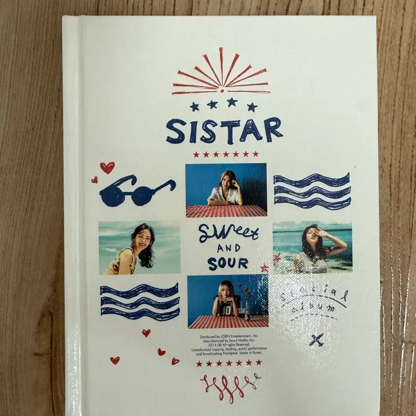 [BUNJANG] Sistar Sweet And Sour Signed Album / 씨스타 Sweet And Sour 친필 싸인 앨범