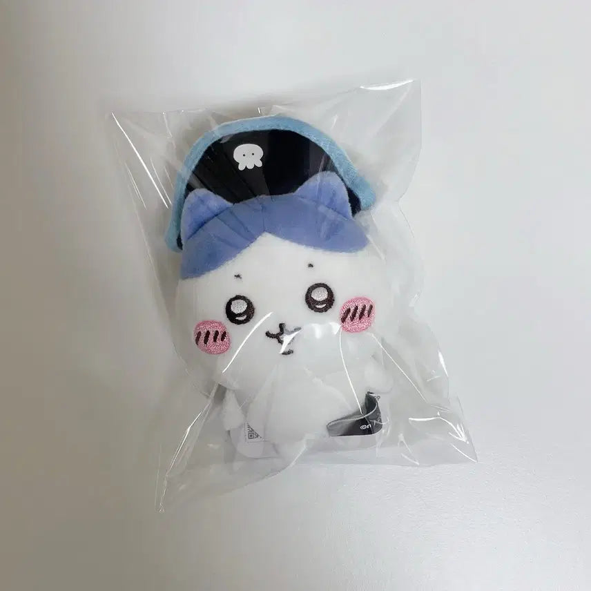[BUNJANG] Chiikawa Hachiware Pirate Mascot Keyring / 치이카와 하치와레 해적 마스코트 인형 키링