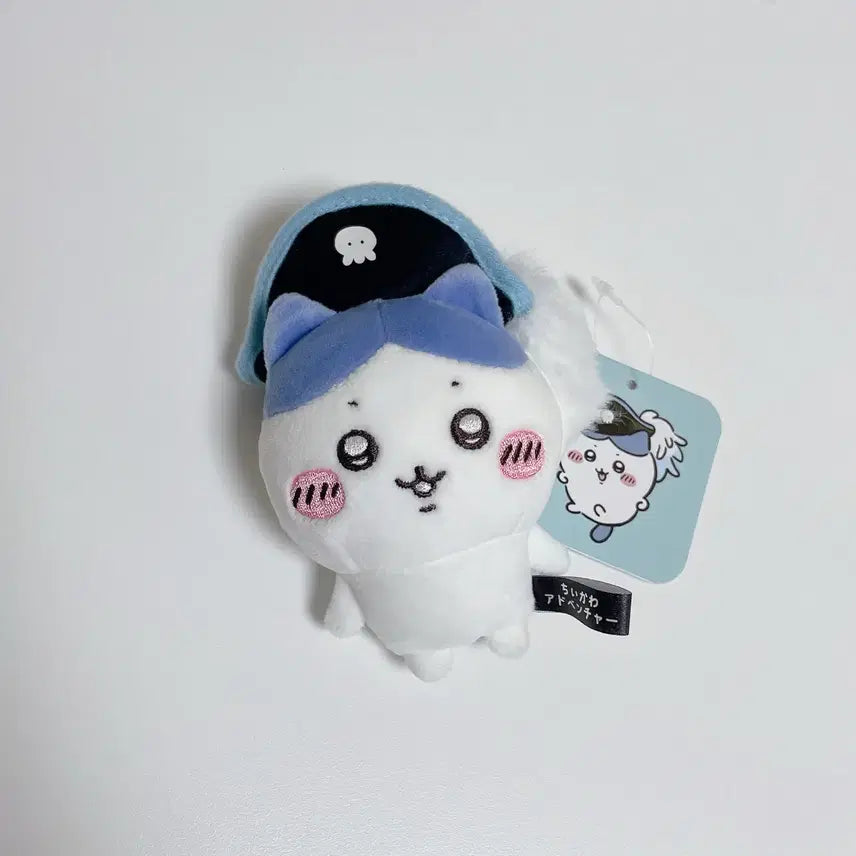[BUNJANG] Chiikawa Hachiware Pirate Mascot Plush Keychain / 치이카와 하치와레 해적 마스코트 인형 키링
