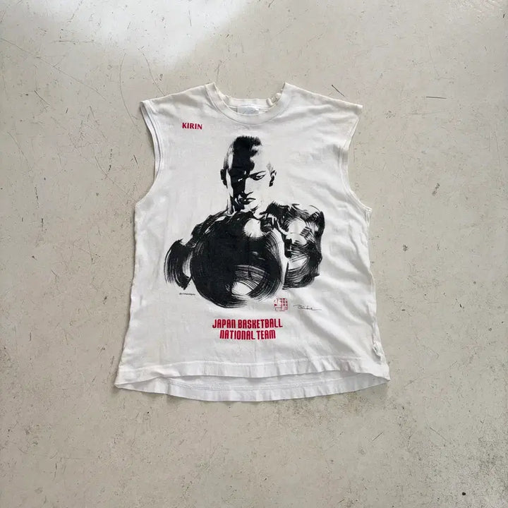 [BUNJANG] Mizuno x Slam Dunk Vintage Sleeveless Shirt / 00s 미즈노와 기린x슬램덩크 빈티지 슬리브리스