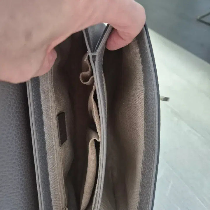 [BUNJANG] Gucci Interlocking G Top Handle Chain Bag Small Gray / [정품]구찌 인터로킹 G 탑핸들 체인백 스몰 그레이 / 상태최상/풀구성