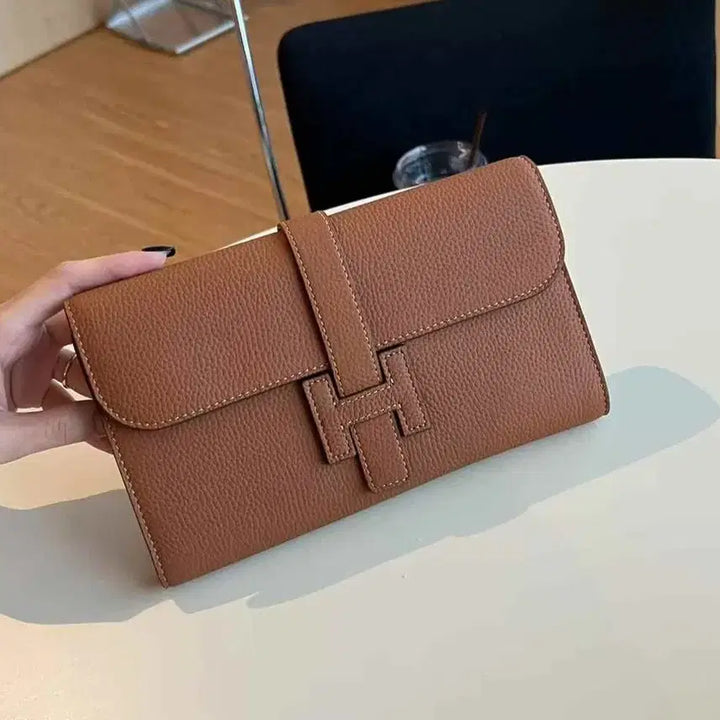[BUNJANG] H Ssae Camel Leather Crossbody Bag / H싸개 크로스백 (카멜)