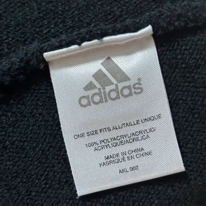 [BUNJANG] Adidas Black Tricolor Beanie / ADIDAS 아디다스 블랙 삼선 비니