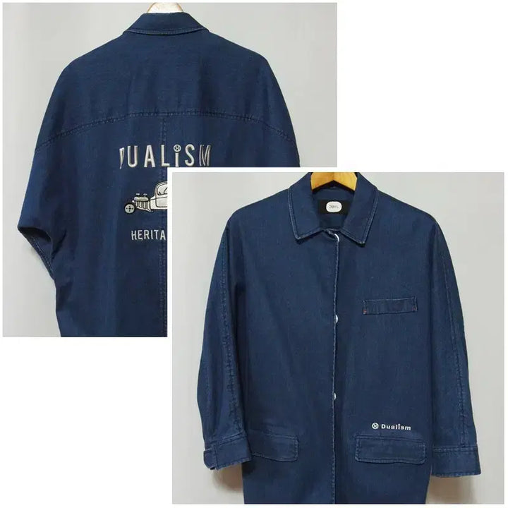 [BUNJANG] DWEL Dualism Denim Jacket (Women's 55-66) / DWEL 듀엘 듀아리즘 데님자켓 여성55-66