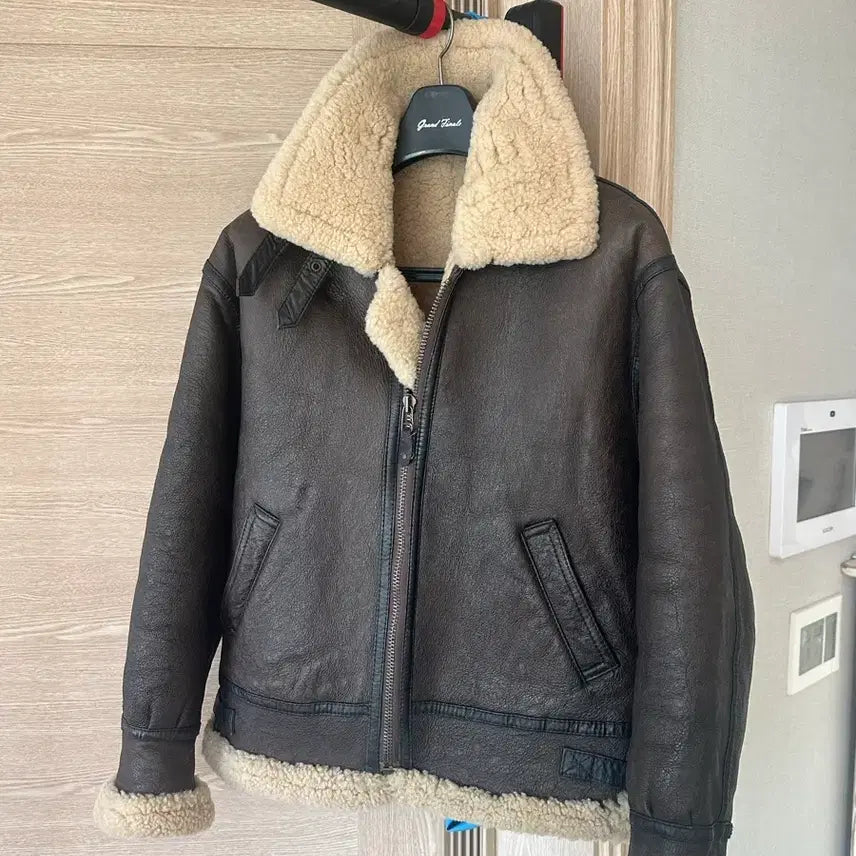 [BUNJANG] Real Leather B-3 Flight Jacket (Size 95-100) / 양가죽 리얼항공무스탕 B-3 95~100사이즈 판매