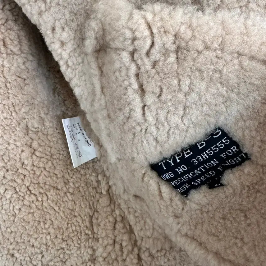 [BUNJANG] Real Leather B-3 Flight Jacket (Size 95-100) / 양가죽 리얼항공무스탕 B-3 95~100사이즈 판매