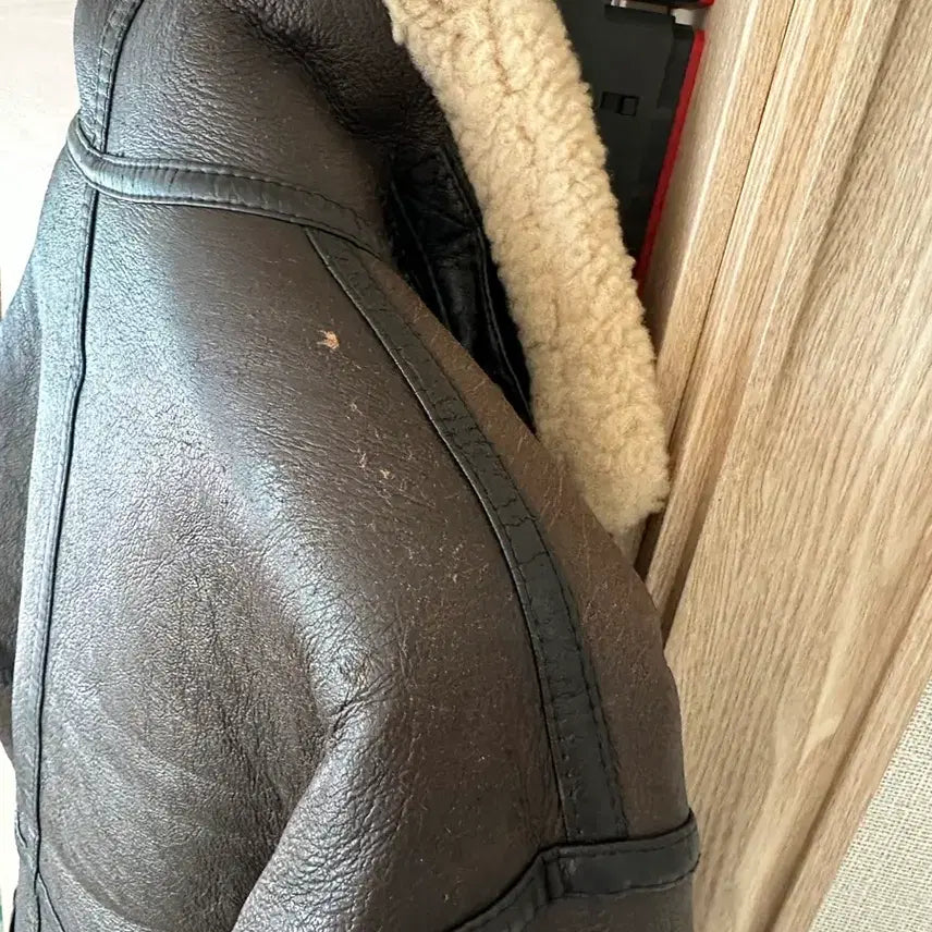 [BUNJANG] Real Leather B-3 Flight Jacket (Size 95-100) / 양가죽 리얼항공무스탕 B-3 95~100사이즈 판매