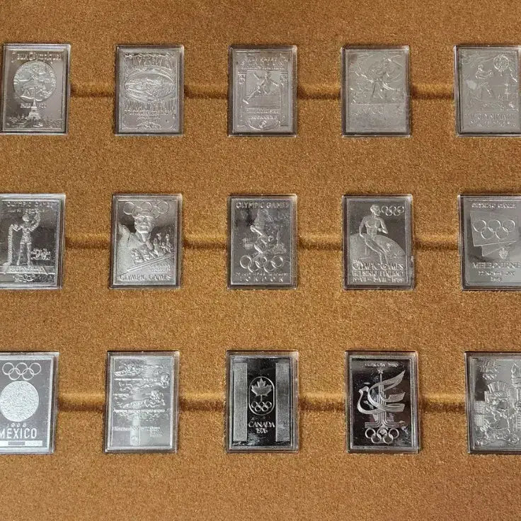 [BUNJANG] 1988 Seoul Olympics Official Commemorative Miniature Set / [새상품]88 서울 올림픽 공식 기념 백동 미니어처 세트
