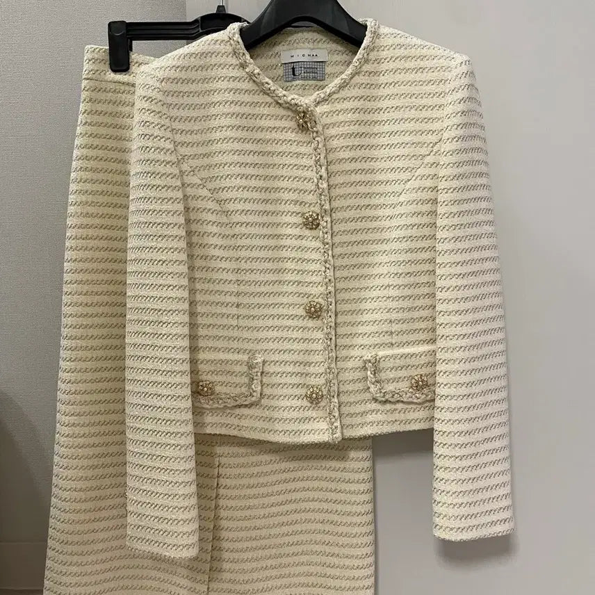 [BUNJANG] MICHAA Tweed Set 44 / MICHAA 미샤 트위드 셋업 44