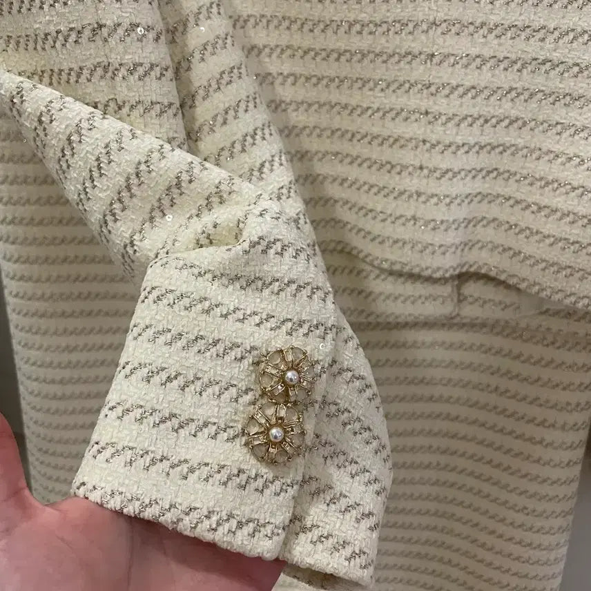 [BUNJANG] MICHAA Tweed Set 44 / MICHAA 미샤 트위드 셋업 44