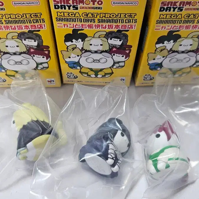[BUNJANG] Sakamoto Days Osaragi, Shinba, and Loo MegaCat Bundle Set / 사카모토 데이즈 사카데이 메가캣 일괄 오사라기 시시바 루