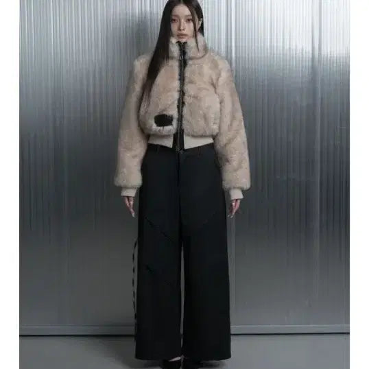 [BUNJANG] 8TURN Fur Jacket / 에트오소메 퍼자켓 (새상품, 포장 상태 그대로 있음)
