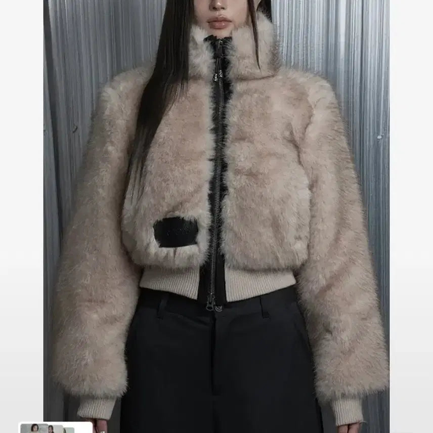 [BUNJANG] 8TURN Fur Jacket / 에트오소메 퍼자켓 (새상품, 포장 상태 그대로 있음)