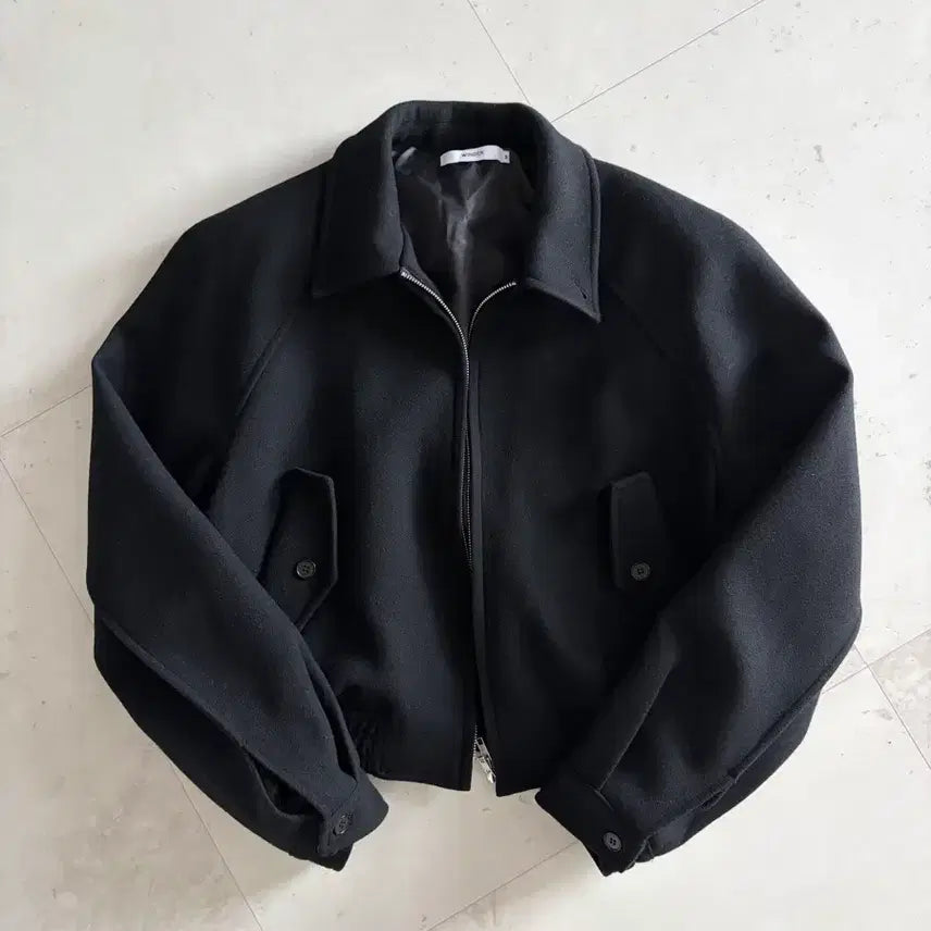 [BUNJANG] Weeekly Blue Jean Black M Size Blouson / 윈더 울 블루종 블랙 M 사이즈 팝니다