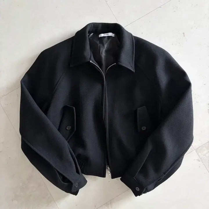 [BUNJANG] Weeekly Blue Jean Black M Size Blouson / 윈더 울 블루종 블랙 M 사이즈 팝니다