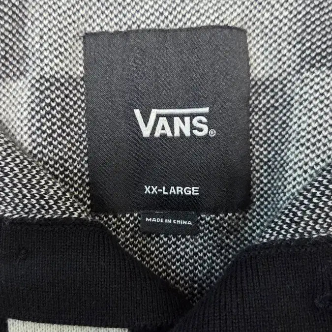 [BUNJANG] Vans Checkerboard Short Sleeve Knit Polo Shirt / Vans 반스 체커보드 반팔 니트 폴로셔츠