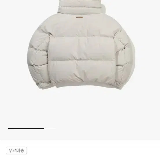 [BUNJANG] Kodak Brownie Short Padded Jacket Ivory Women / 코닥 브라우니 숏패딩 아이보리 여성