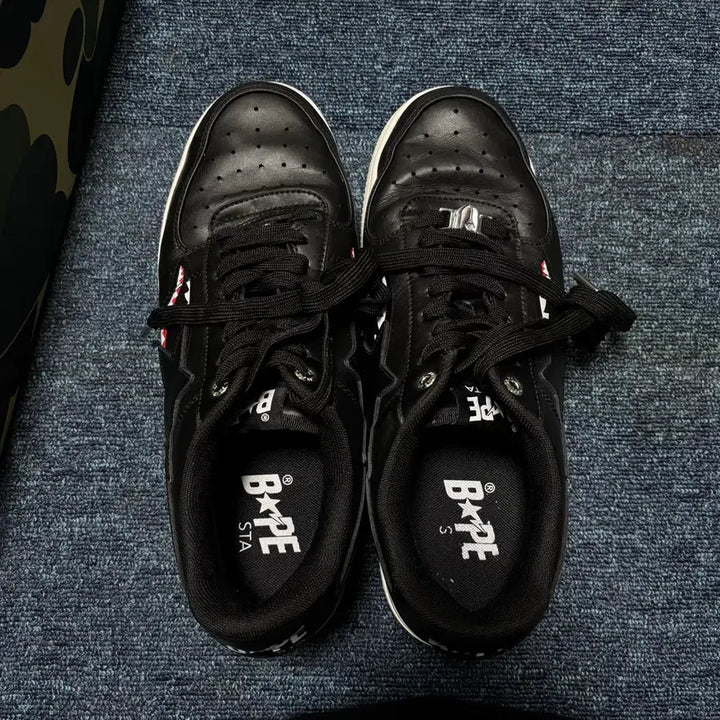 [BUNJANG] Bape A Bathing Ape Bape Sta Black White (290) / 베이프스타 검흰 290