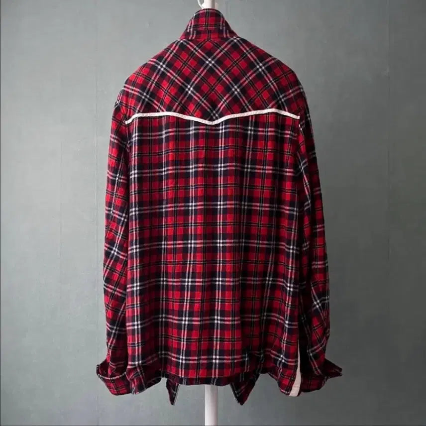[BUNJANG] John Undercover Wave Piping Western Jacket / 존언더커버 wave zip 웨스턴 파이핑 자켓