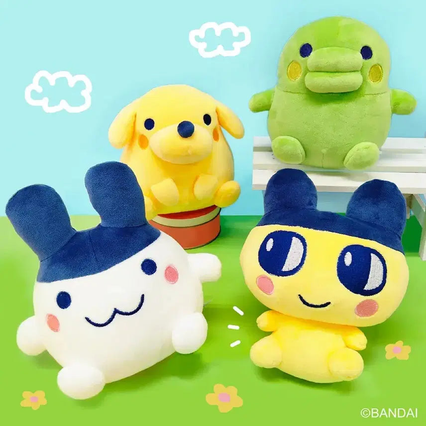 [BUNJANG] Tamagotchi Mametchi Medium Size Plush Doll / 새상품 다마고치 마메치 중형 사이즈 인형