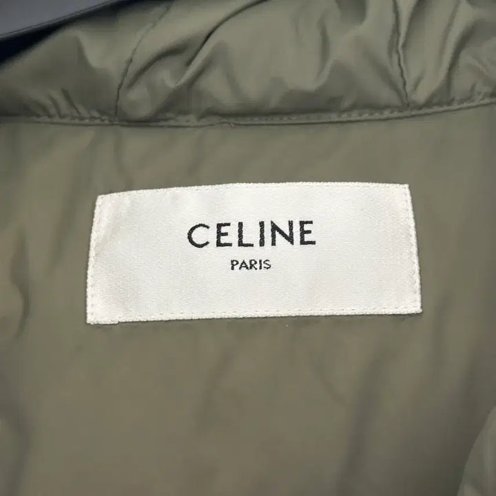 [BUNJANG] Celine Triomphe Padded Vest / 36 셀린느 트리오페 패딩 조끼 카키 트리옹프