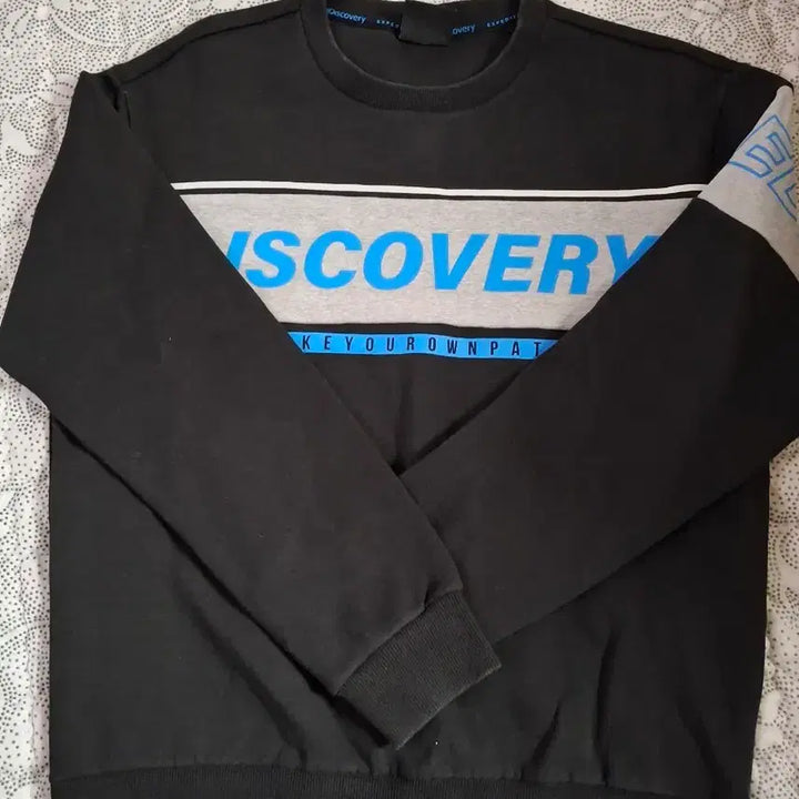 [BUNJANG] Discovery Men's Black Sweatshirt / 디스커버리 맨투맨 티셔츠(90~95/공용)