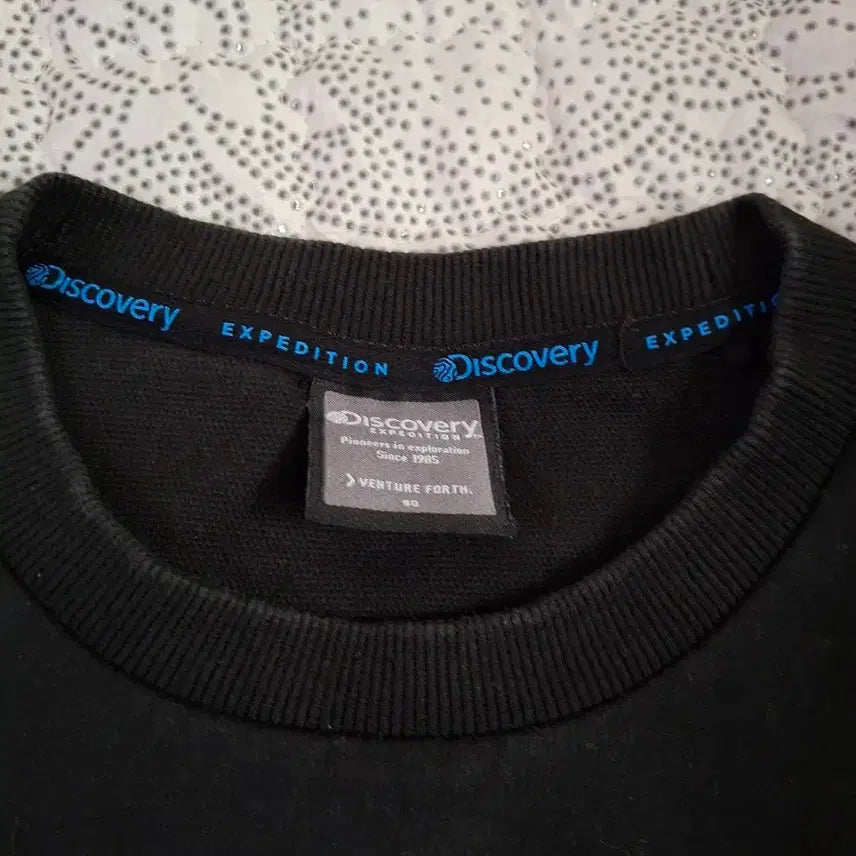 [BUNJANG] Discovery Men's Black Sweatshirt / 디스커버리 맨투맨 티셔츠(90~95/공용)