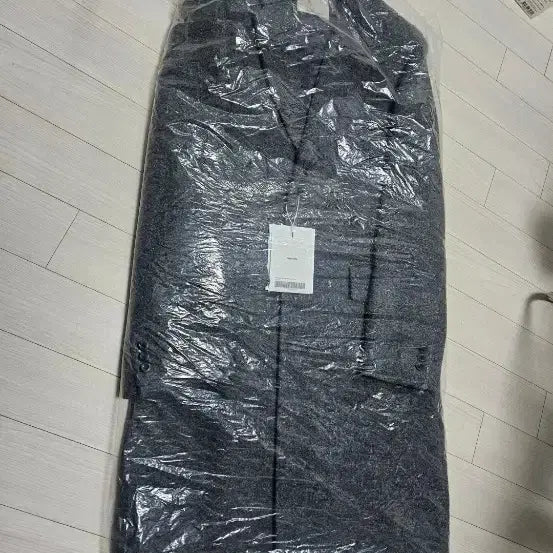 [BUNJANG] Pottery Shetland Wool Single Breasted Coat / 포터리 셔틀랜드 울 싱글 브레스티드 코트 미드그레이