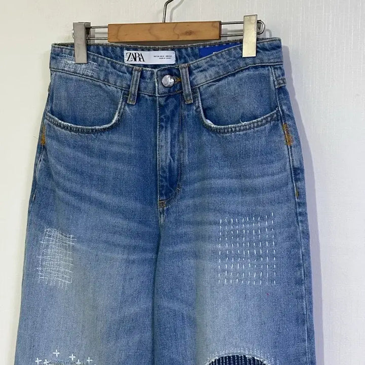 [BUNJANG] ZARA x ADERERROR Patchwork Denim Jeans 34 / 자라 아더에러 패치워크 워싱 데님 진 / 34/29-30인치