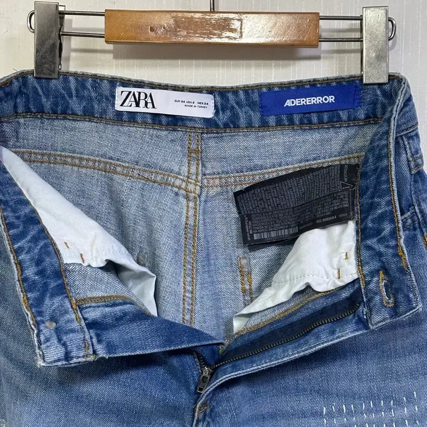 [BUNJANG] ZARA x ADERERROR Patchwork Denim Jeans 34 / 자라 아더에러 패치워크 워싱 데님 진 / 34/29-30인치