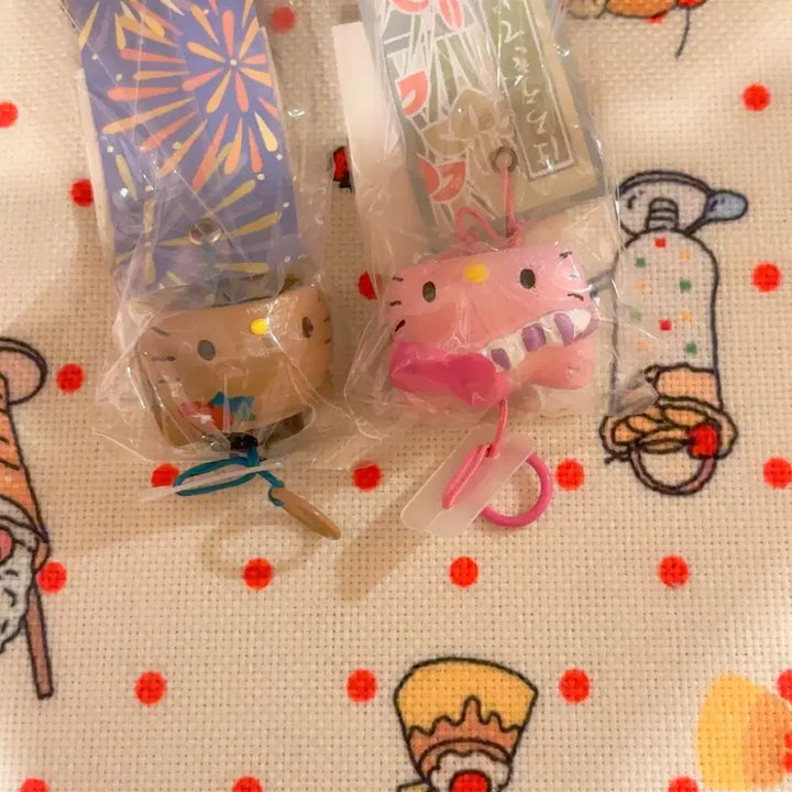 [BUNJANG] Sanrio Hello Kitty Wind Chime Keyring / 고전 산리오 키티 후우링 키링