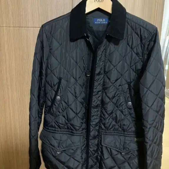 [BUNJANG] Polo Ralph Lauren Quilted Jacket Black / 폴로 랄프로렌 퀼팅 자켓 블랙 100사이즈