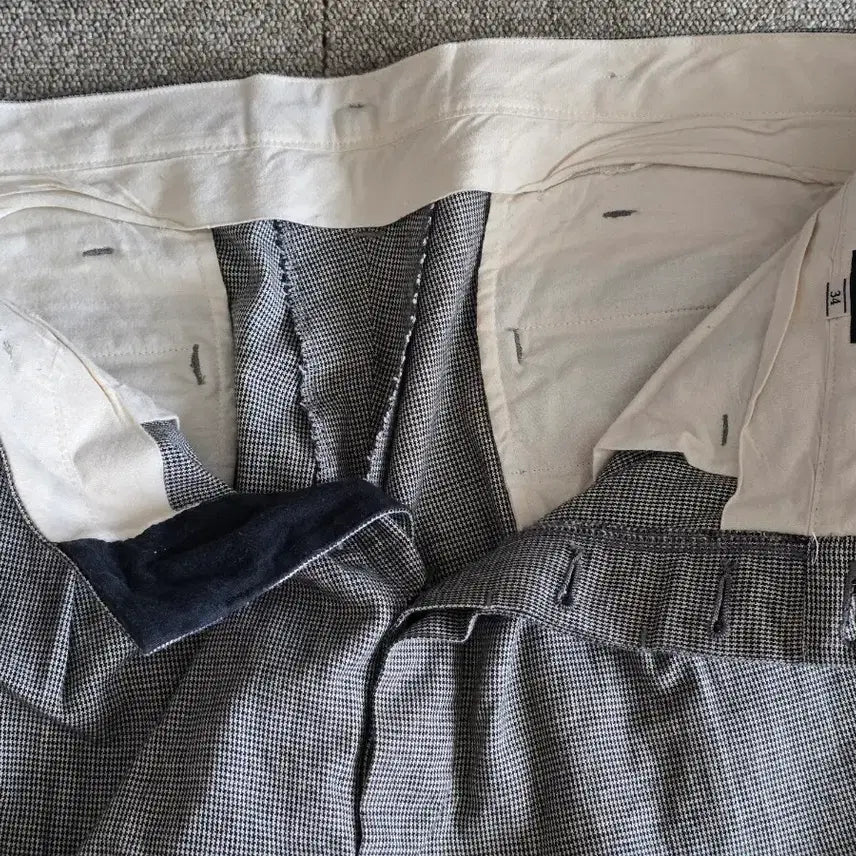 [BUNJANG] Atlast&Co Houndstooth Work Pants / 엣라코 ATLAST&CO 하운드투스 워크팬츠34 타임원클로딩 엣라스트