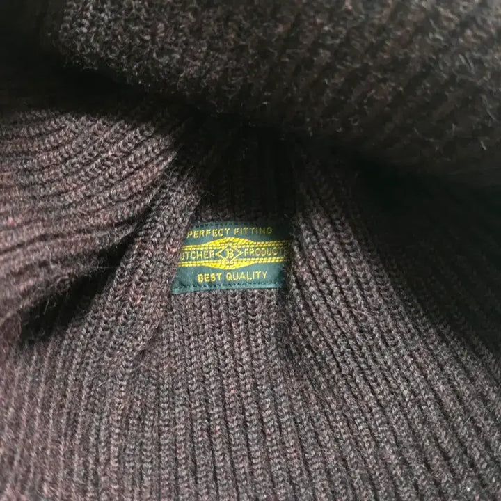 [BUNJANG] Butcher Products Cable Knit Cap Burgundy / 부쳐프로덕츠 케이블 니트캡 코일캡 버건디 타임원클로딩 엣라코 엣라스트