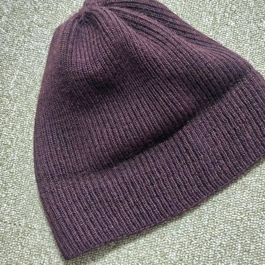 [BUNJANG] Butcher Products Cable Knit Cap Burgundy / 부쳐프로덕츠 케이블 니트캡 코일캡 버건디 타임원클로딩 엣라코 엣라스트