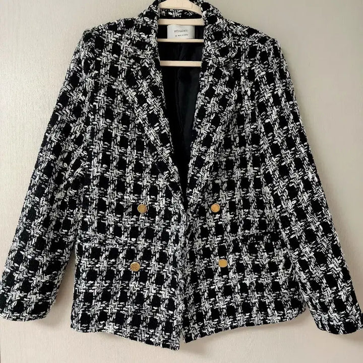 [BUNJANG] Premium Houndstooth Tweed Jacket / @프리미엄 하운드 트위드자켓(프리사이즈)ㅡ상태 아주 좋아요~