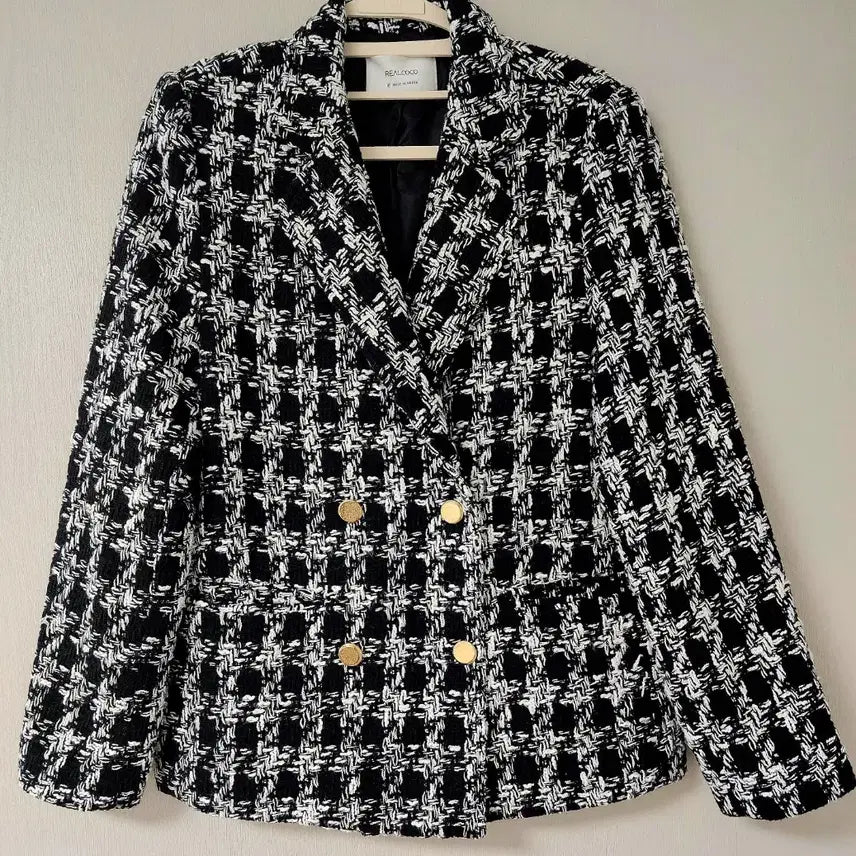 [BUNJANG] Premium Houndstooth Tweed Jacket / @프리미엄 하운드 트위드자켓(프리사이즈)ㅡ상태 아주 좋아요~